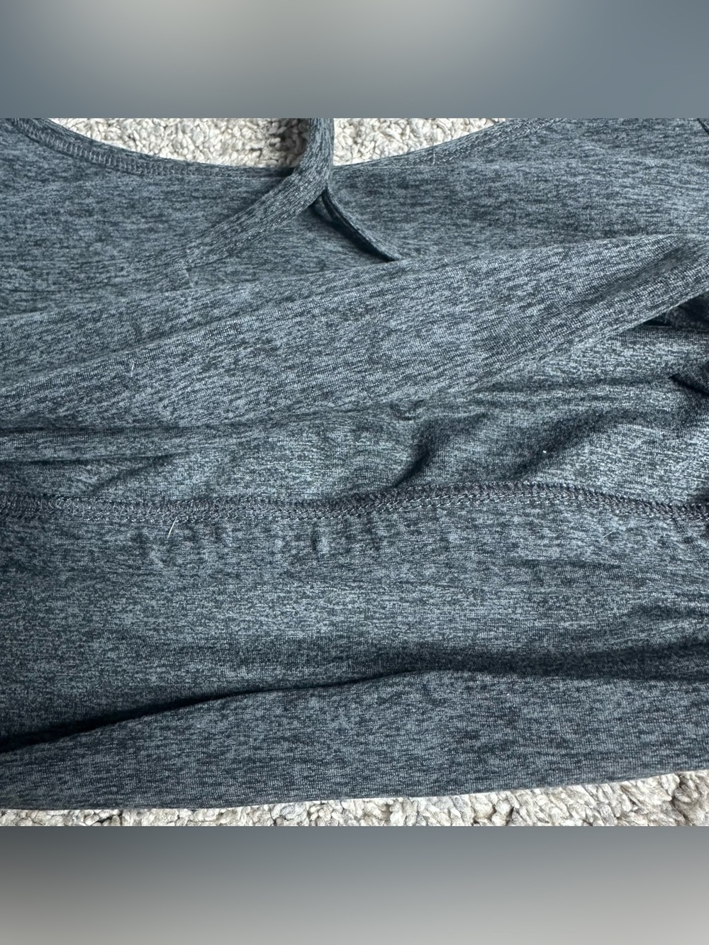 Beyond Yoga Spacedye Slim Racerback Cropped Tank Top Medium gray core athletic - Picture 10 of 11